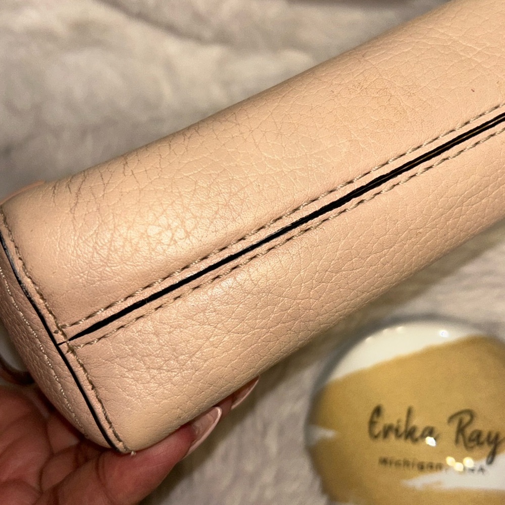Marc Jacobs Tan/Pink Shutter Leather Crossbody Bag - Picture 12 of 16